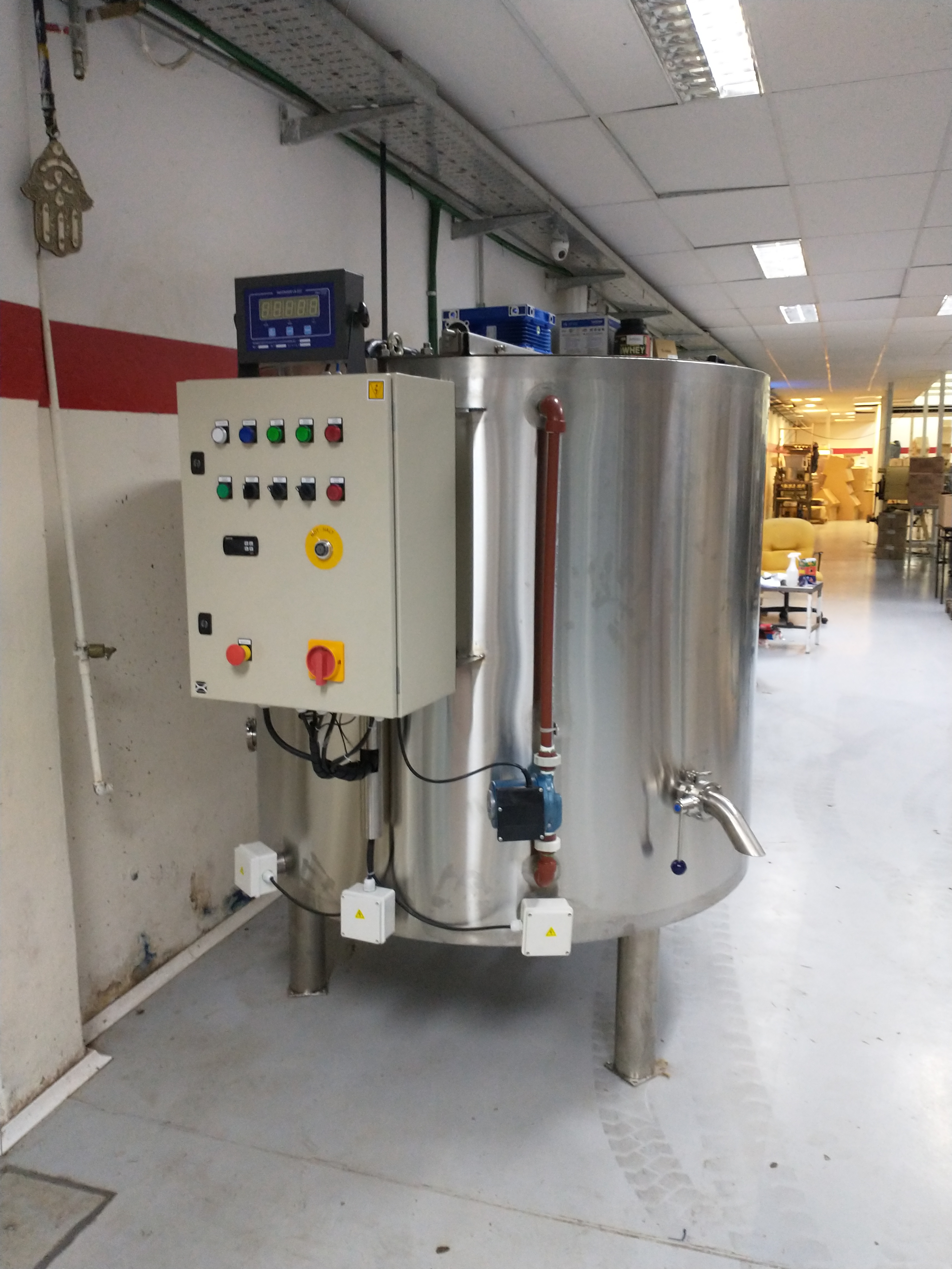 Fundidor de chocolate de 1000kg